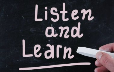 dinleyin ve öğrenin