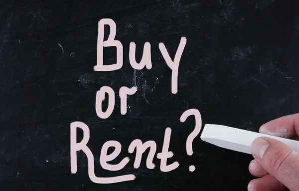 Buy or rent? — Stock Photo, Image