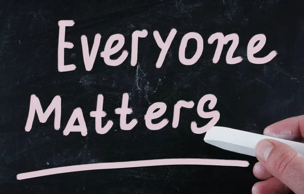 Everyone matters — Stock Photo, Image