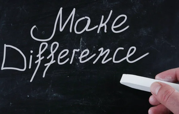 Make difference — Stock Photo, Image