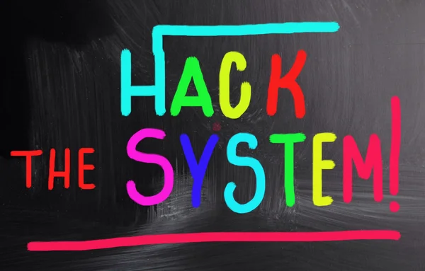 Hack the system! — Stock Photo, Image