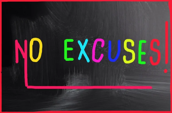 No excuses! — Stock Photo, Image