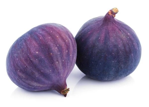 Fig. Frutos em branco — Fotografia de Stock