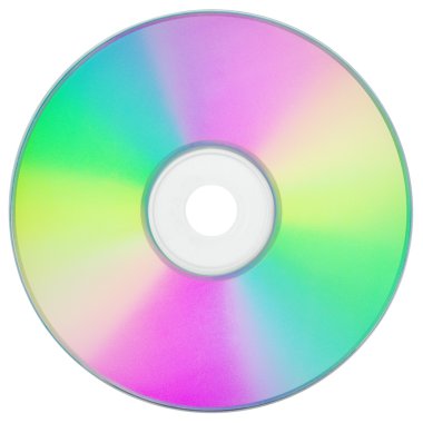 CD veya dvd üzerine beyaz