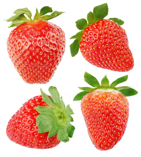 Set of strawberry fruits — Stock Photo, Image