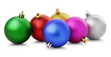 Renkli Noel topları