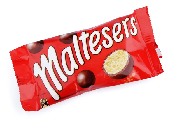 Maltesers milk chocolate candies — Stock Photo, Image