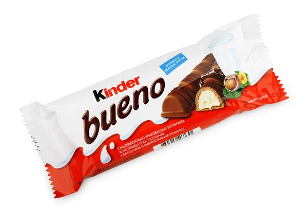 Шоколадный бар Kinder Bueno — стоковое фото