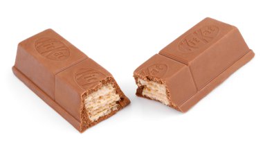 closeup kit kat şeker çikolata bar