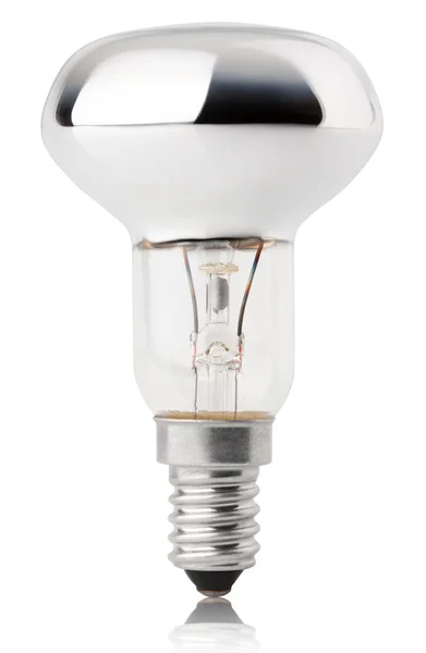 Halogeen lamp op wit — Stockfoto