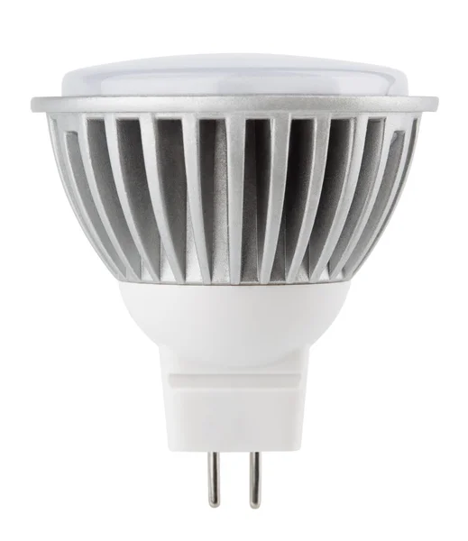 Lampadina a LED isolata su bianco — Foto Stock