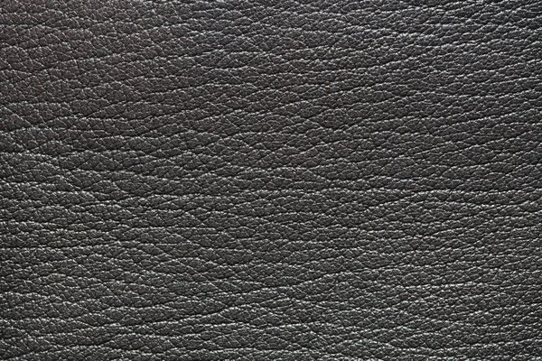 Black leather texture — Stock Photo, Image