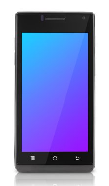 dokunmatik ekran cep telefonu beyaz