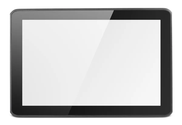 Modern tablet pc on white — Stock Photo, Image