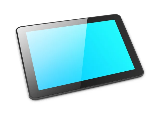 Moderne tablet pc op wit — Stockfoto