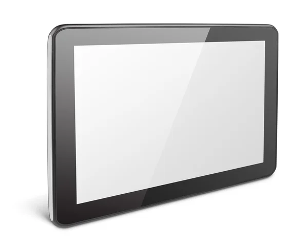 Modern tablet pc on white — Stock Photo, Image