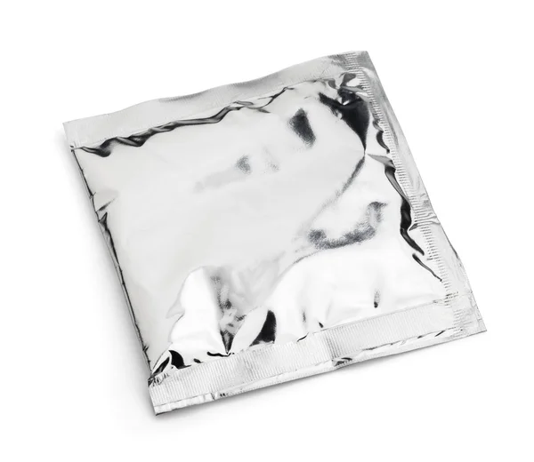 Aluminum Foil Bag Package on white — Stock Photo, Image