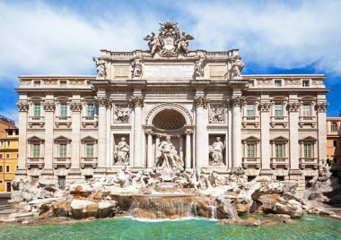 Famous Trevi Fountain clipart