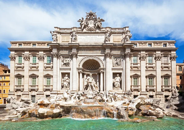 Słynnej fontanny di Trevi — Zdjęcie stockowe