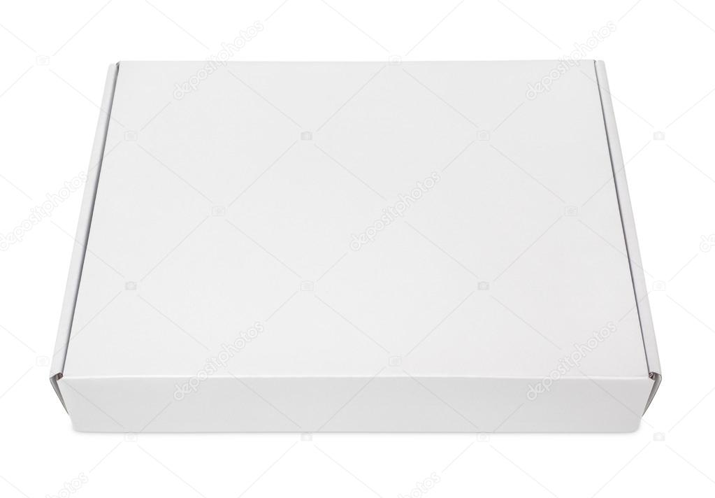 White blank carton pizza box — Stock Photo © usersam2007 32126859