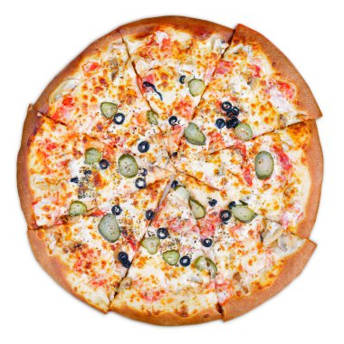 Lezzetli İtalyan pizzası