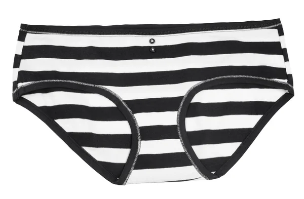 Panties in black and white stripes — Stock Photo, Image