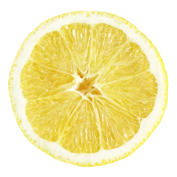 Rebanada de fruta de limón — Foto de Stock