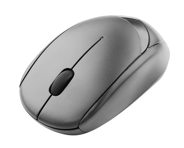 Black wireless computer mouse — Stock Photo, Image