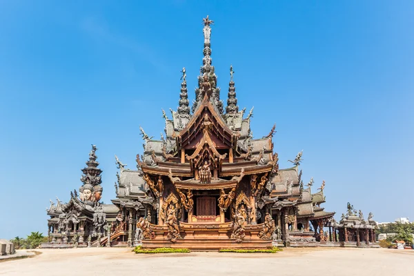 Heiligdom van waarheid in pattaya, thailand — Stockfoto