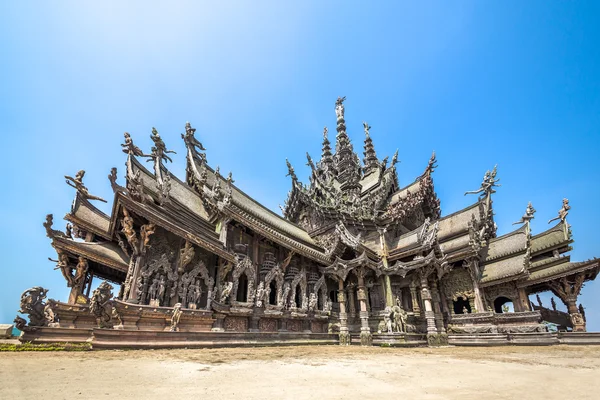 Heiligdom van waarheid in pattaya, thailand — Stockfoto