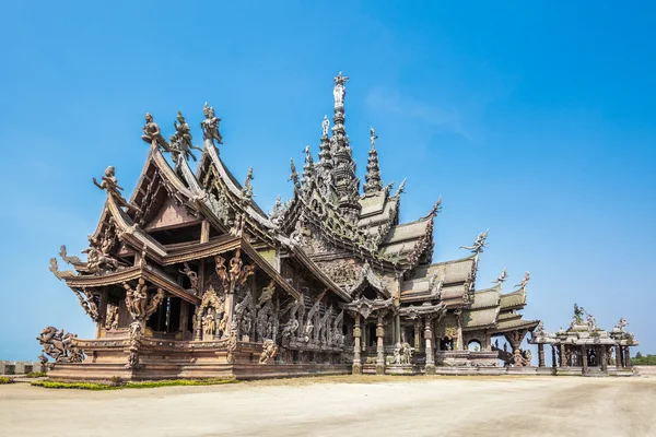 Santuário da Verdade em Pattaya, Tailândia — Fotografia de Stock