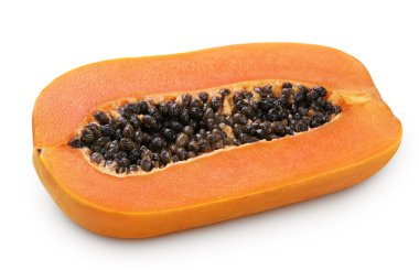 Papaya meyvesinin yarısı