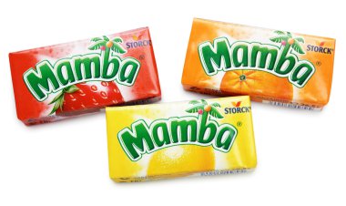 renkli mamba meyve kemikleri