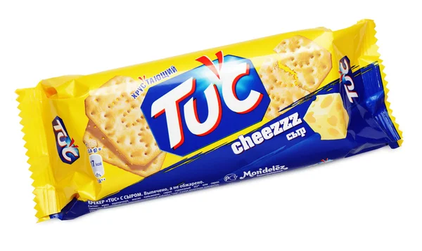 Gezouten snack biscuit tuc — Stockfoto