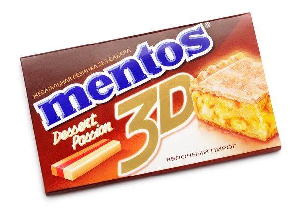 Жевательная резинка Mentos 3D — стоковое фото