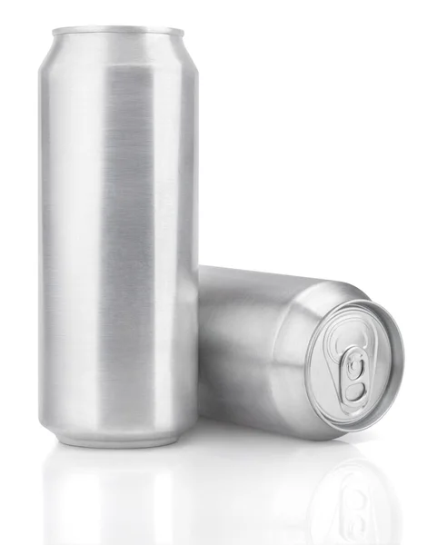 500 ml Aluminium-Bierdosen — Stockfoto