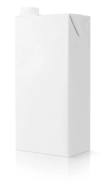 Boş beyaz karton paket