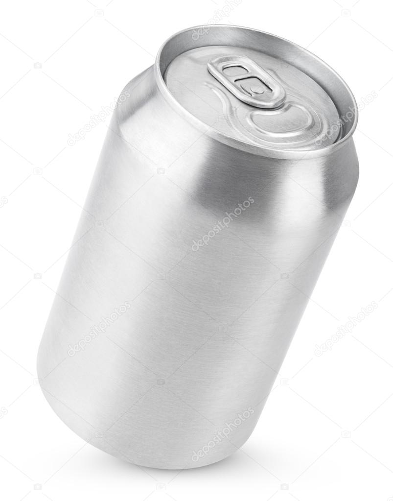 Aluminum soda can with straws Stock Photo by ©usersam2007 19889143