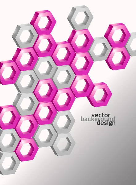 Vektorové pozadí abstraktní geometrické konstrukce — Stockový vektor