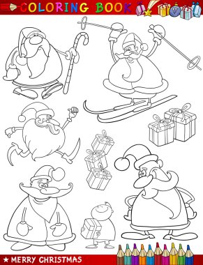 cartoon Temalar Noel boyama