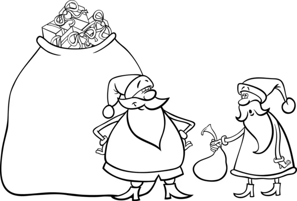 Santa claus cartoon for coloring