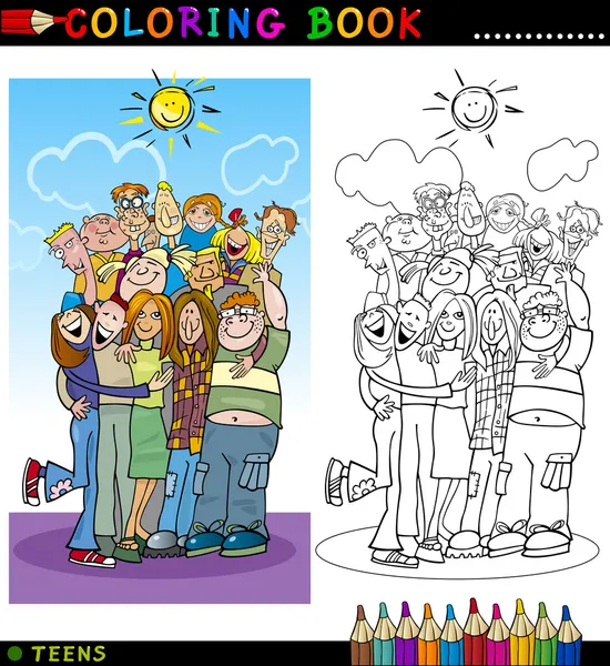Teenagers cartoon Vector Art Stock Images | Depositphotos