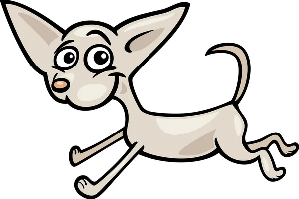 Chihuahua cartoon afbeelding uitgevoerd — Stockvector