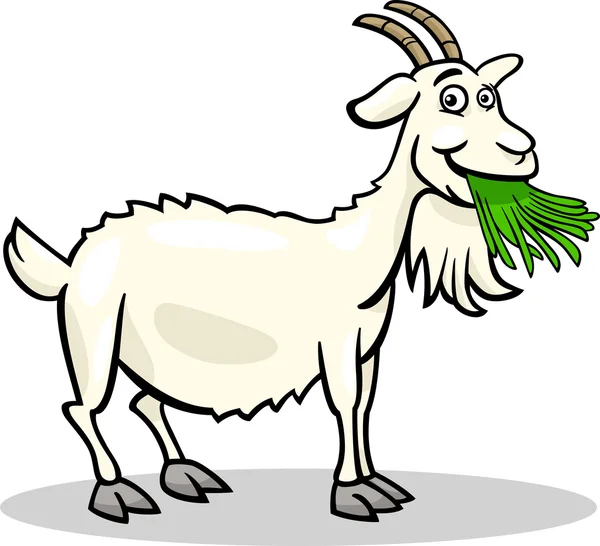 goat farm animal cartoon illustration - Stock Image - Everypixel