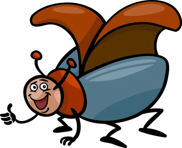 Kever insect cartoon afbeelding — Stockvector