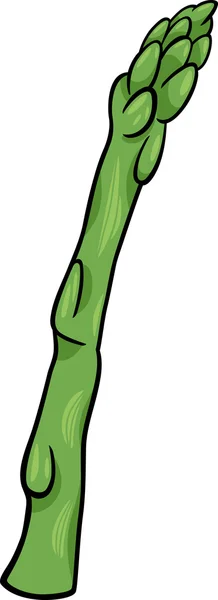 Szparagi warzywo kreskówka ilustracja — Wektor stockowy