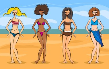 bikini veya mayo güzel kadınlar