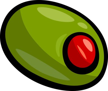 Zeytin clip art karikatür çizimi
