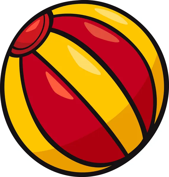 Illustration de dessin animé clip ballon — Image vectorielle