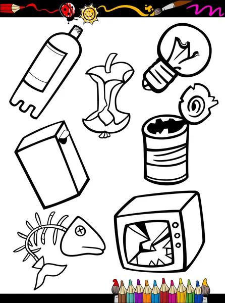 áˆ Basura Para Colorear Imagenes De Stock Dibujos Residuos Para Colorear Descargar En Depositphotos